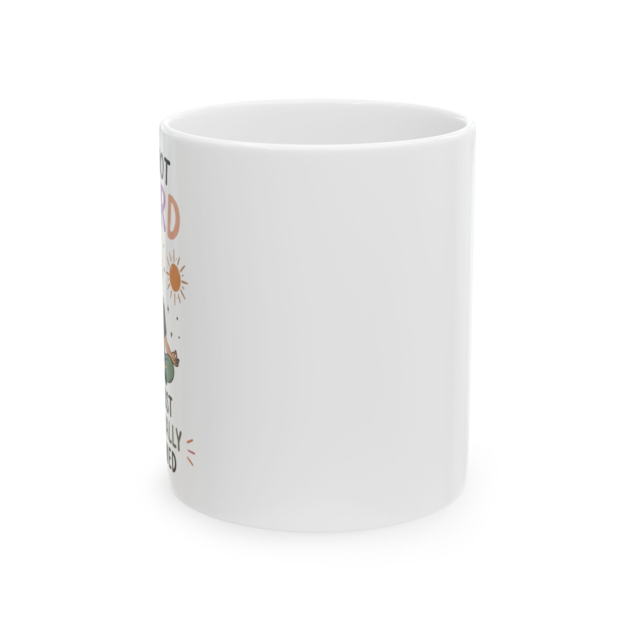 Wildflower Skull illustration Mug | Floral Day of the Dead coffee cup