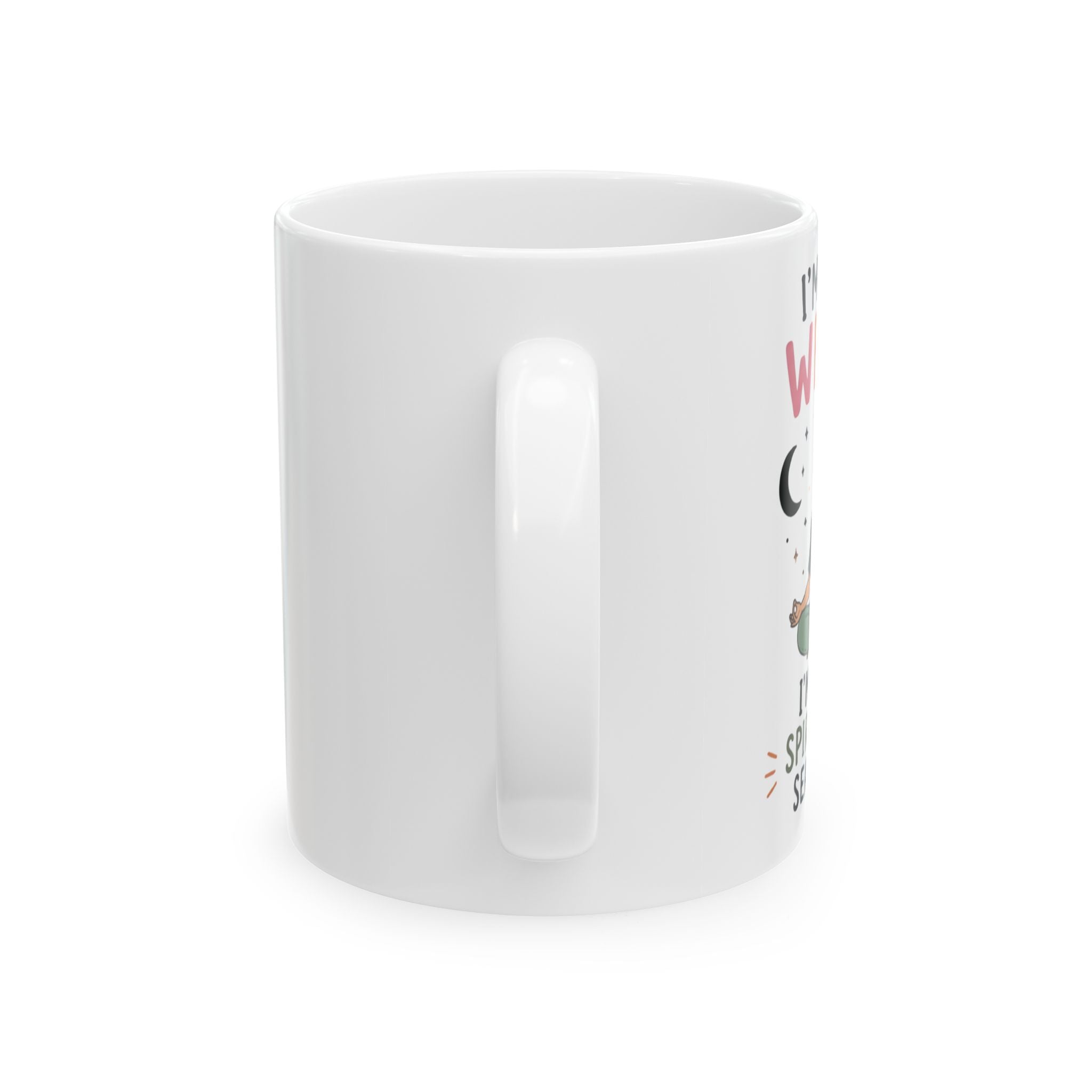 Wildflower Skull illustration Mug | Floral Day of the Dead coffee cup