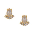 Stella Moonstone Studs